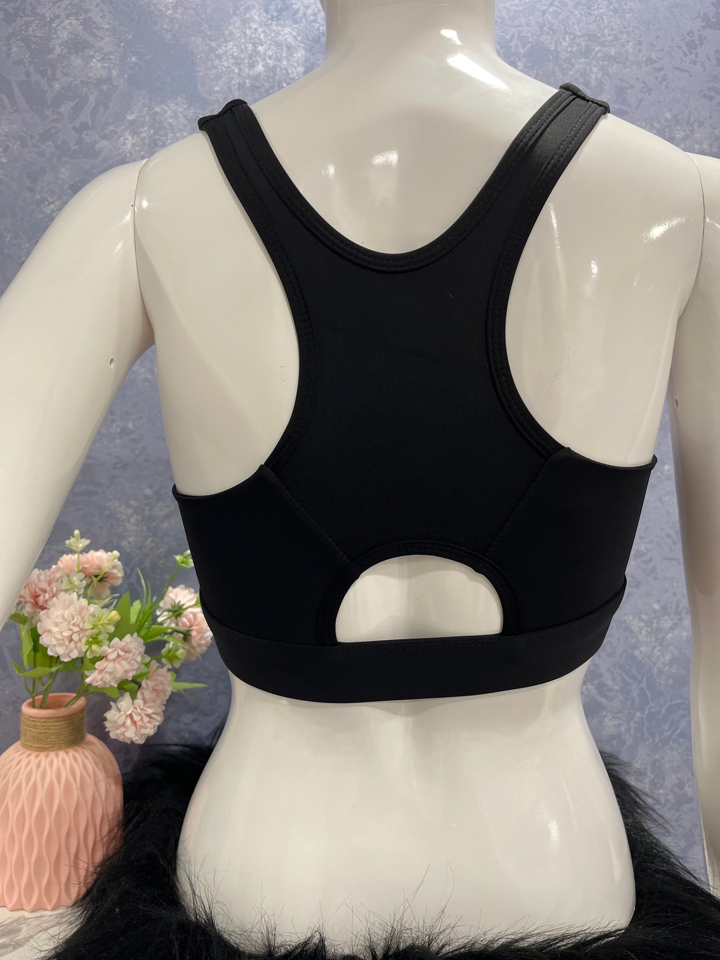 Front Zipper Sports Bra (DZ-94)