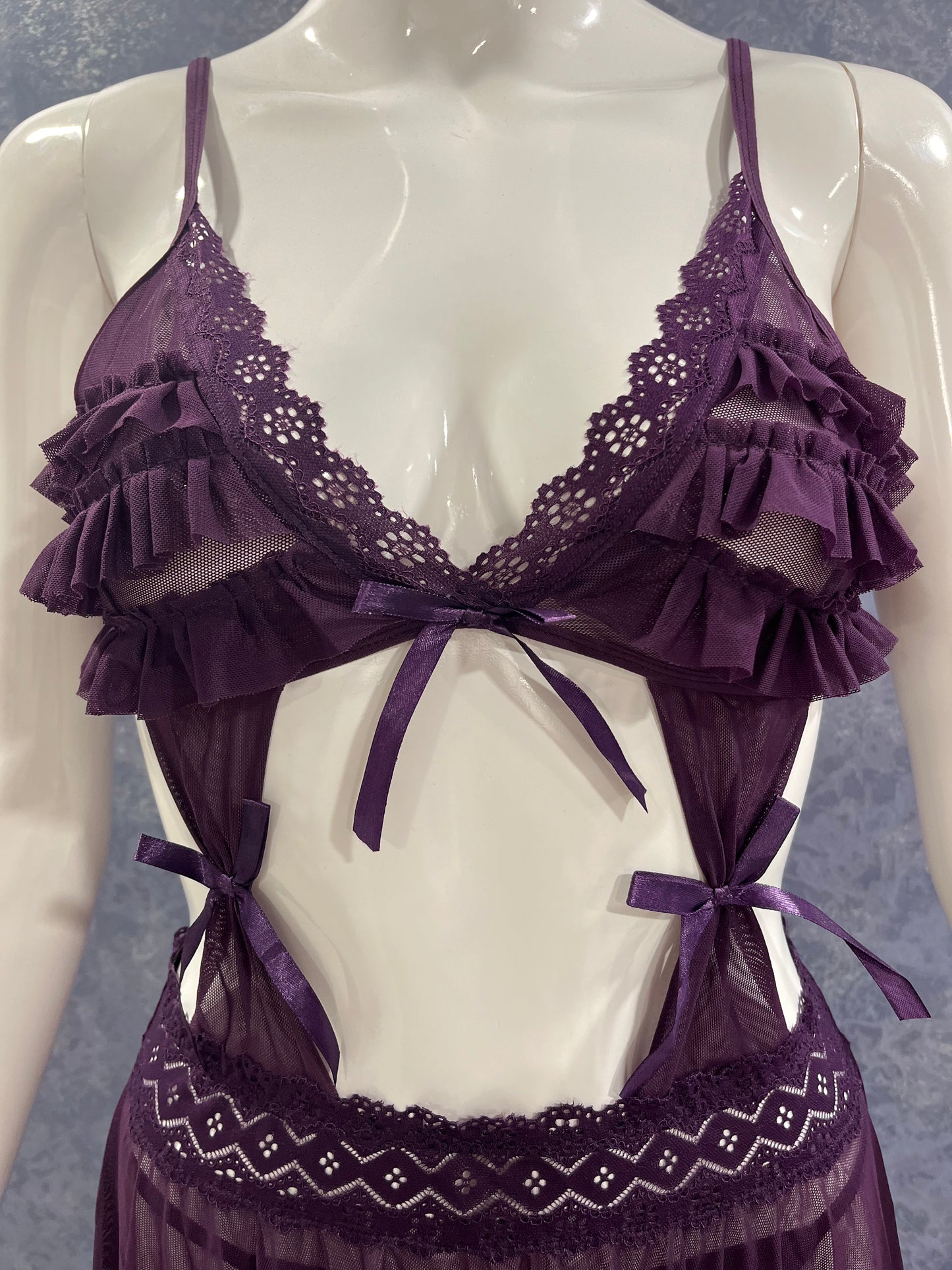 Alluring women's babydoll playsuit Nighty (DZ-144)