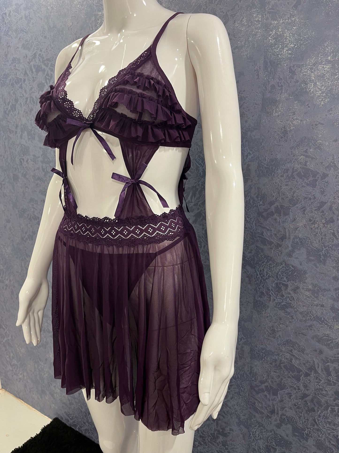 Alluring women's babydoll playsuit Nighty (DZ-144)