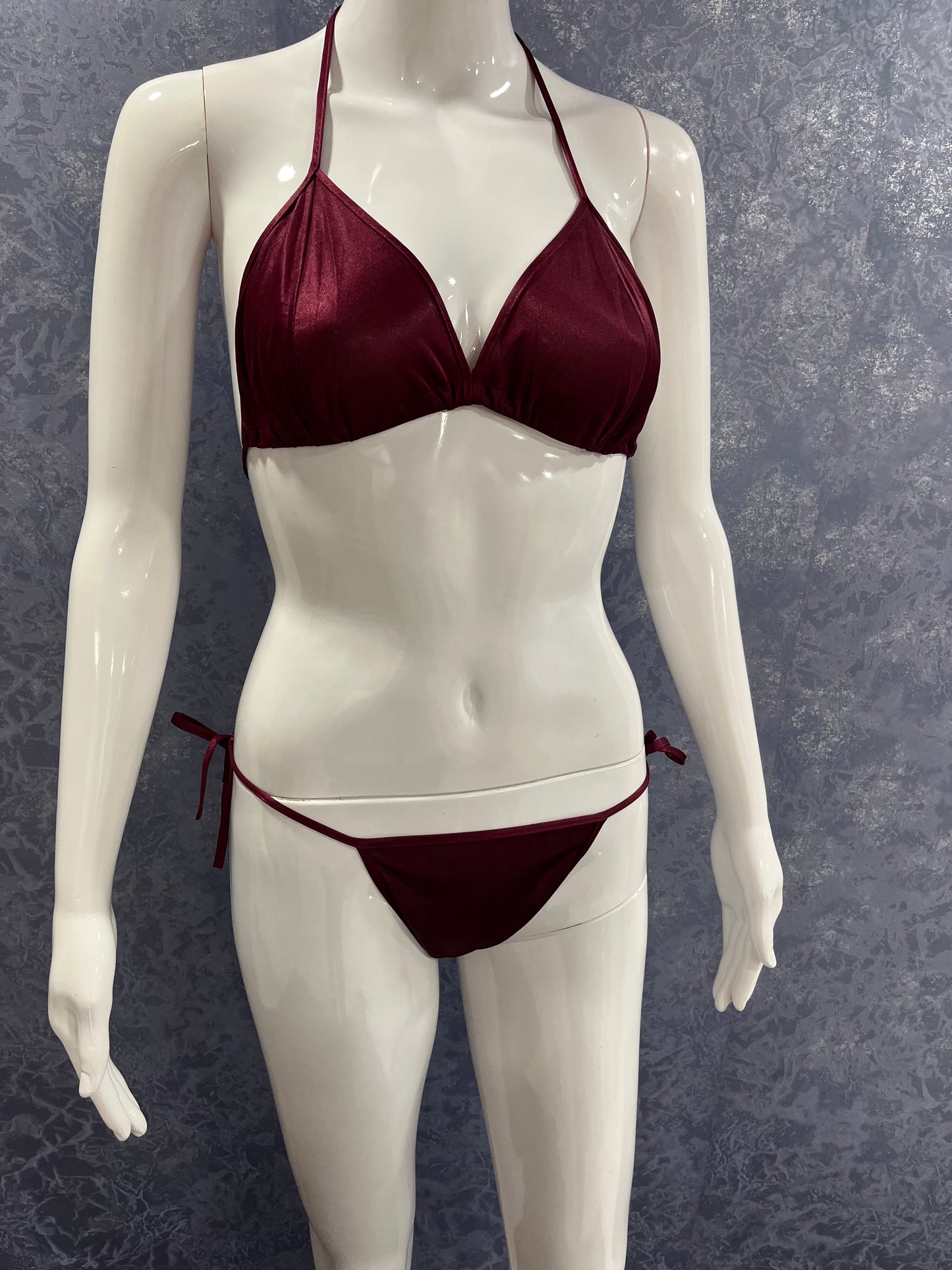 Baby doll nighty paired with a coordinating bikini set (DZ-172)