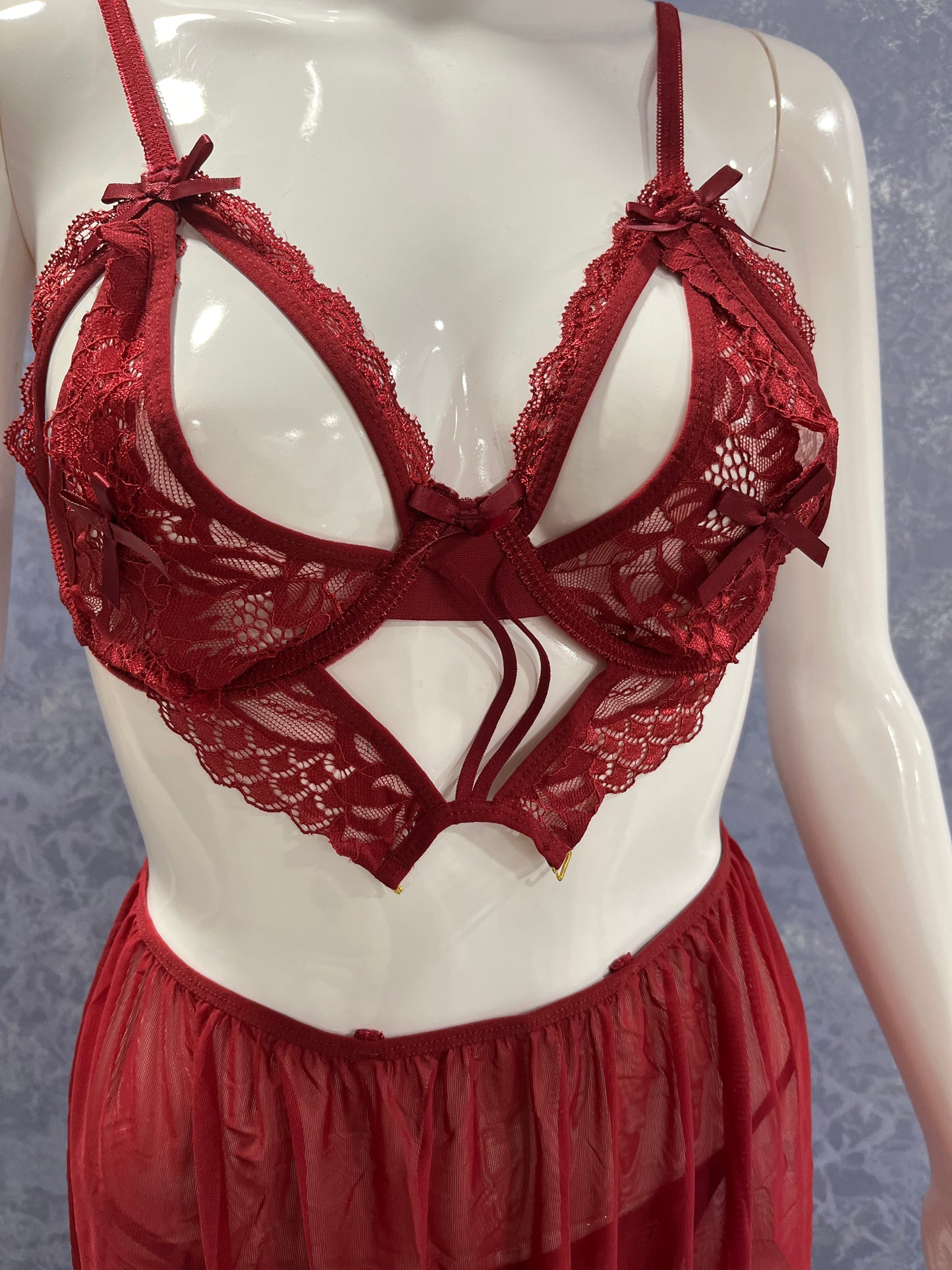 Babydoll Bikini Night Lingerie (DZ-152)