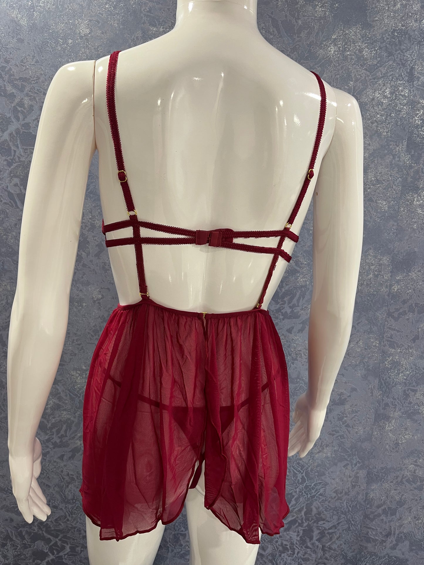 Babydoll Bikini Night Lingerie (DZ-152)