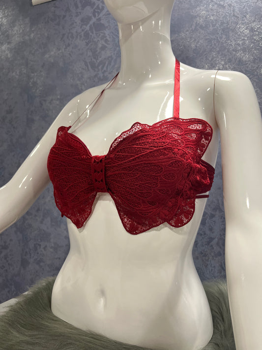 Butterfly Crop-top Knot design bralette (DZ-97)
