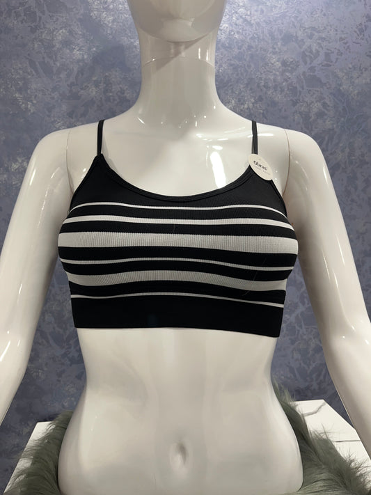 Super-Soft Stripe Sports bra (DZ-106)