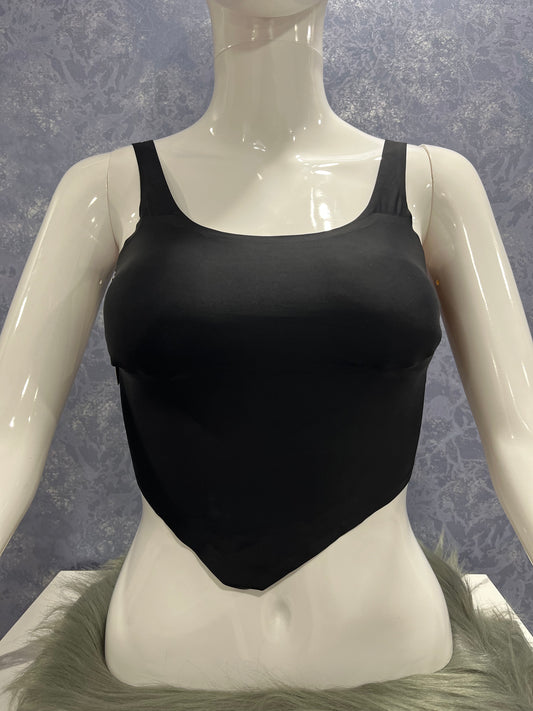 Seamless Slight-padded Crop-top (DZ-110)