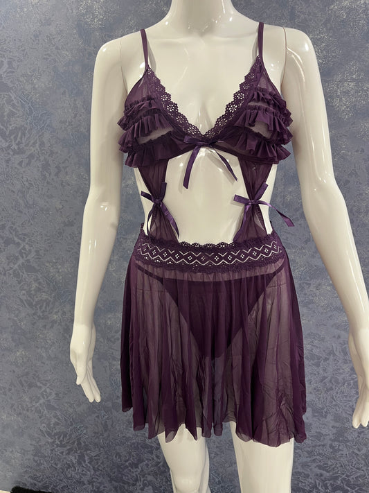 Alluring women's babydoll playsuit Nighty (DZ-144)
