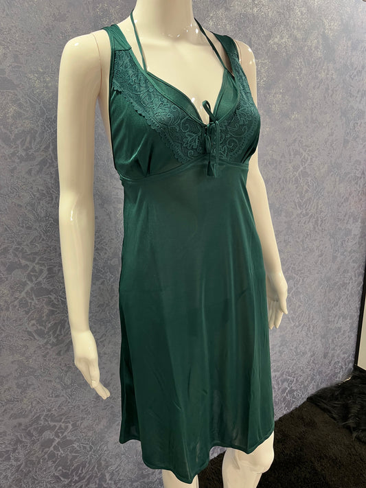 Baby doll nighty paired with a coordinating bikini set (DZ-172)