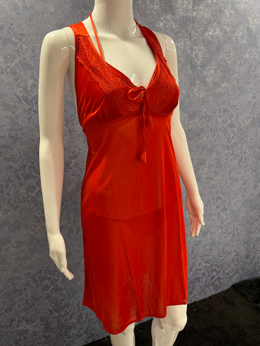 Baby doll nighty paired with a coordinating bikini set (DZ-172)
