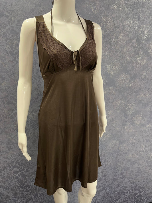 Baby doll nighty paired with a coordinating bikini set (DZ-172)