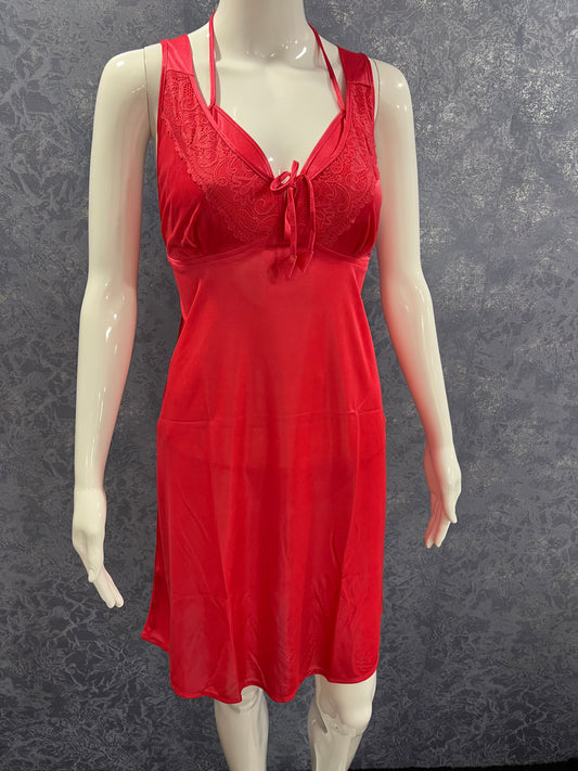 Baby doll nighty paired with a coordinating bikini set (DZ-172)