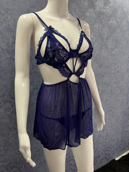 Babydoll Bikini Night Lingerie (DZ-152)