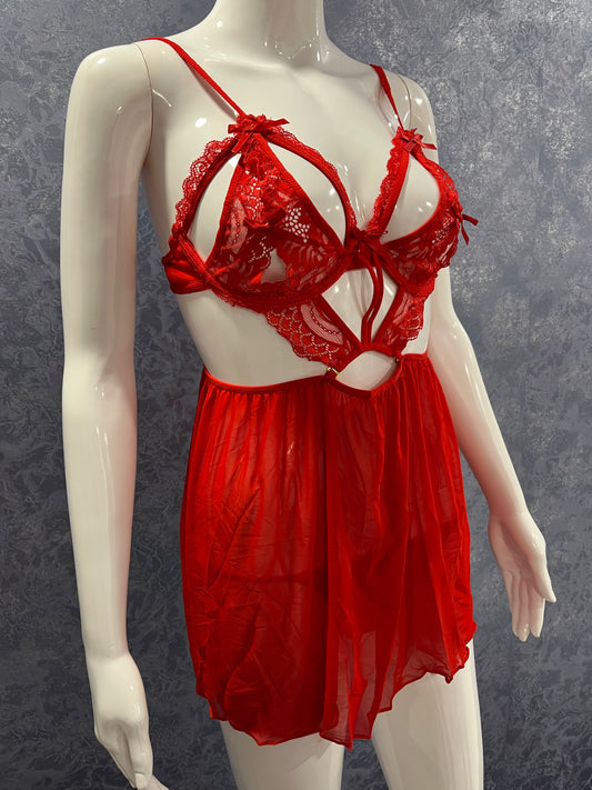 Babydoll Bikini Night Lingerie (DZ-152)